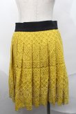 画像2: 【SALE】Jane Marple Dans Le Salon / レーススカート  イエロー S-25-09-01-060-JM-SK-AS-ZT491 (2)