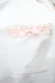 画像5: Ank Rouge / 袖レース羽根プリントパーカー  白 S-25-09-01-009-CA-TO-HR-ZS (5)