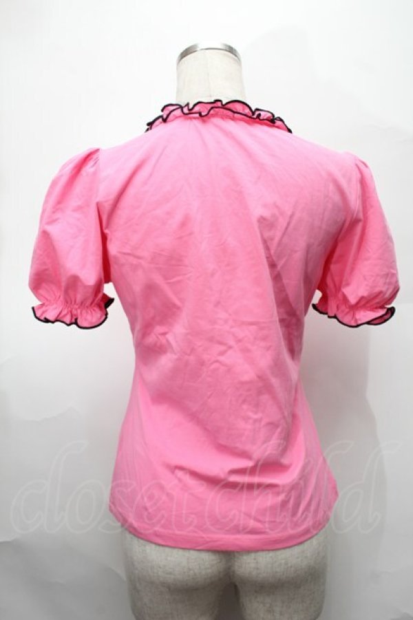 画像2: 【SALE】To Alice / ハートくり抜きトップス  ピンク S-25-09-01-016-LO-TO-HR-ZT499 (2)