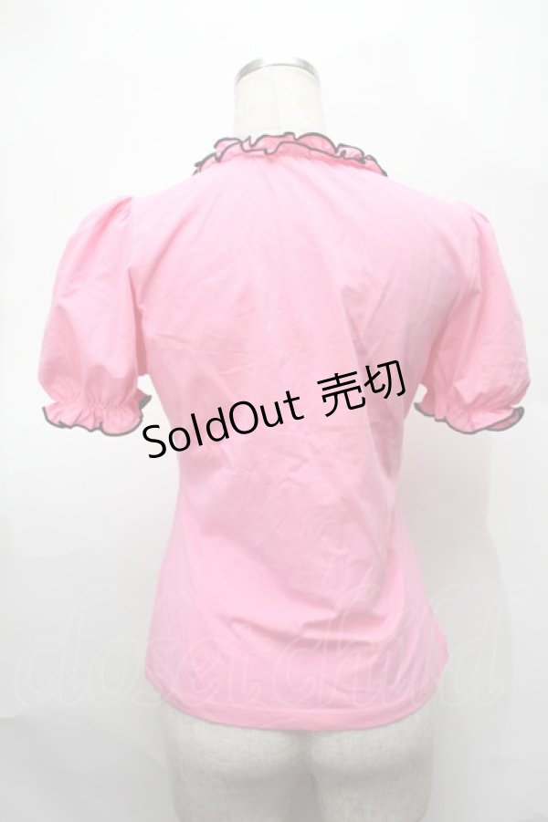 画像2: 【SALE】To Alice / ハートくり抜きトップス  ピンク S-25-09-01-016-LO-TO-HR-ZT499 (2)