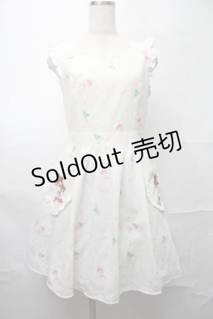 画像: Ank Rouge / クリームソーダ柄ワンピース  オフ S-25-09-01-030-CA-OP-HR-ZS