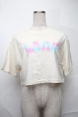 画像1: LAND by MILKBOY / ロゴTシャツ  ベージュ S-25-09-01-006-MB-CO-HR-ZT366 (1)