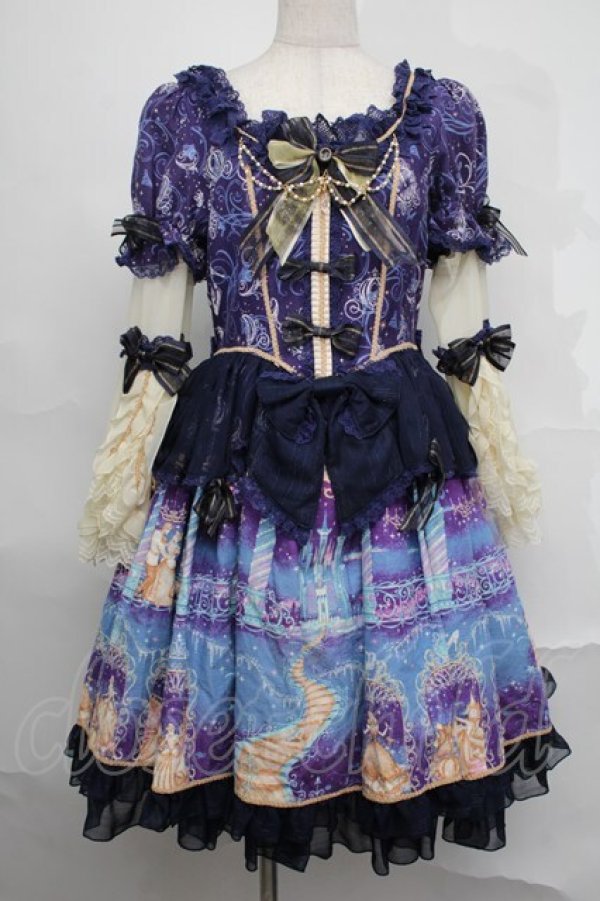 BABY,THE STARS SHINE BRIGHT / Cinderellaワンピース 紺 S-25