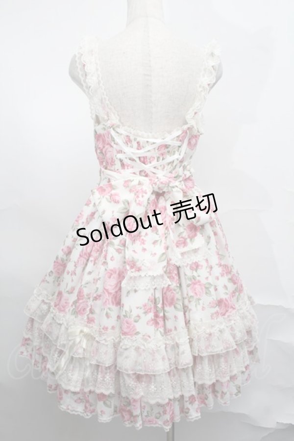 画像2: Angelic Pretty / Dramatic Roseジャンパースカート  オフ S-25-09-02-049-AP-OP-AS-ZS (2)