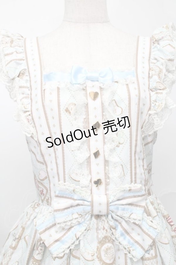 画像3: Angelic Pretty / Alice in WonderLandジャンパースカート  サックス S-25-09-02-051-AP-OP-AS-ZS (3)