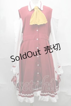 画像: Favorite / 博麗霊夢の巫女ワンピース  赤 S-25-09-02-054-LO-OP-HR-ZS