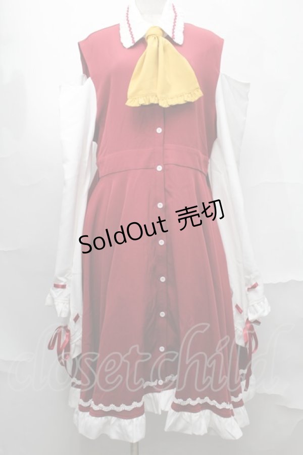 画像1: Favorite / 博麗霊夢の巫女ワンピース  赤 S-25-09-02-054-LO-OP-HR-ZS (1)