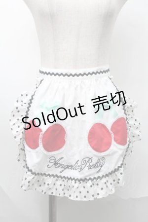 画像: Angelic Pretty / Delicious Cherryエプロン  白 S-25-09-02-059-AP-SK-HR-ZS