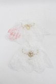 画像1: BABY,THE STARS SHINE BRIGHT / レースを纏うTwinkle Baby Ribbonお袖とめ  白 S-25-09-02-013-BA-ZA-AS-ZS (1)