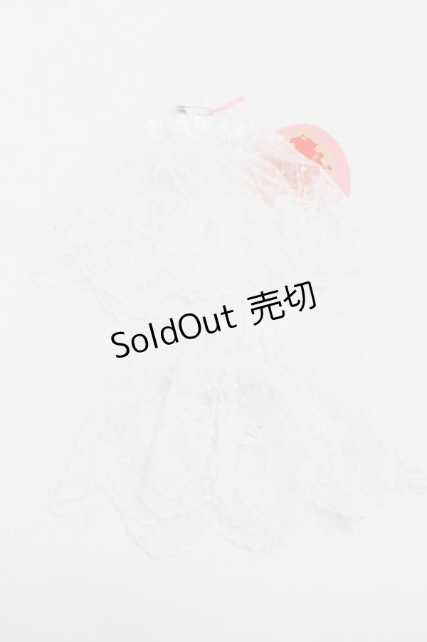 画像2: BABY,THE STARS SHINE BRIGHT / レースを纏うTwinkle Baby Ribbonお袖とめ  白 S-25-09-02-013-BA-ZA-AS-ZS (2)