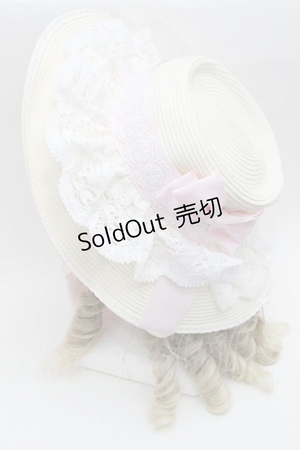 画像2: BABY,THE STARS SHINE BRIGHT / アミィ・ミエルボンネットハット  ピンク S-25-09-02-025-BA-AC-AS-ZS (2)