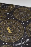 画像2: metamorphose / Magical moon lightスカーフ  黒 S-25-09-02-026-ME-ZA-AS-ZS (2)