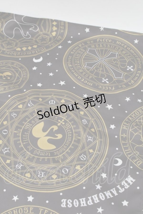 画像2: metamorphose / Magical moon lightスカーフ  黒 S-25-09-02-026-ME-ZA-AS-ZS (2)
