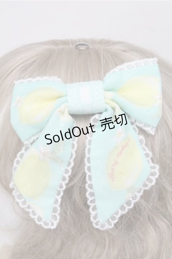 画像2: Angelic Pretty / Fruity Lemonリボンクリップ  ミント S-25-09-03-004-AP-AC-HR-ZS (2)