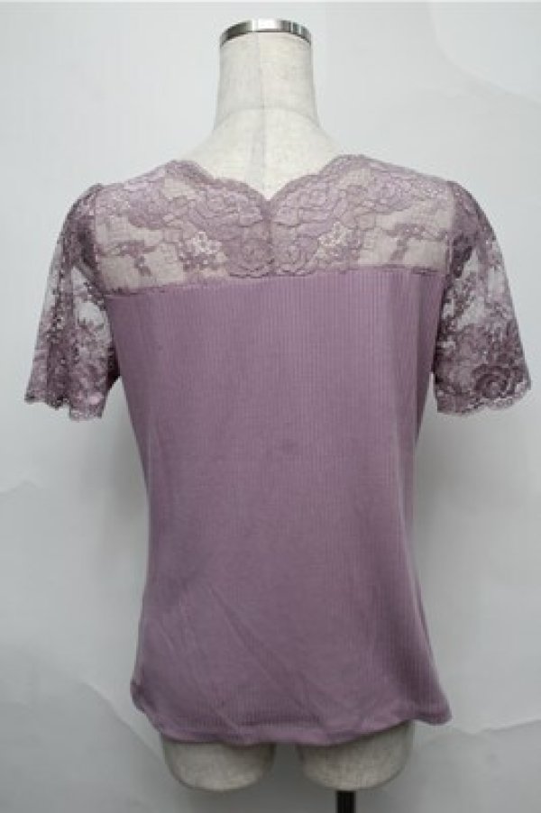 画像2: axes femme / トップス  紫 S-25-09-03-043-AX-TO-AS-ZS (2)
