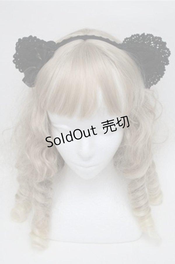 画像2: BABY,THE STARS SHINE BRIGHT / こねこちゃんカチューシャ  黒 S-25-09-03-005-BA-AC-HR-ZS (2)