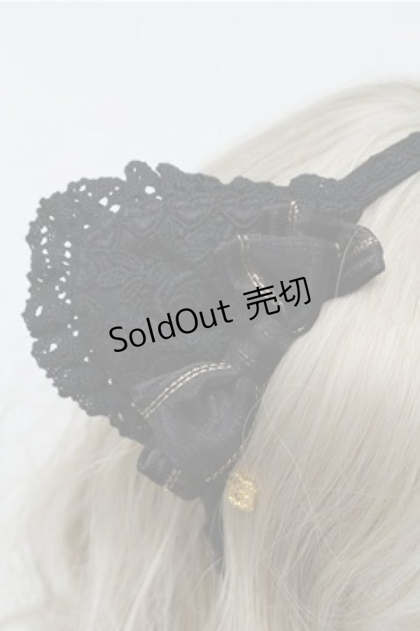 画像3: BABY,THE STARS SHINE BRIGHT / こねこちゃんカチューシャ  黒 S-25-09-03-005-BA-AC-HR-ZS (3)