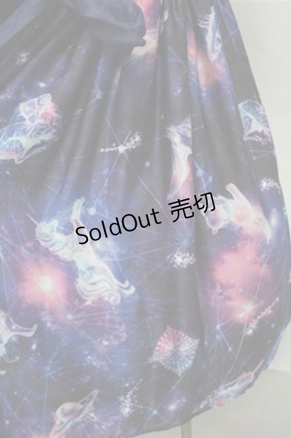 画像3: Angelic Pretty / Dreamy Planetariumワンピース  紺 S-25-09-03-055-AP-OP-HR-ZS (3)