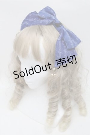 画像: ALICE and the PIRATES / The Ticking Clock〜星屑の歯車とどこにもない国〜柄カチューシャ  ブルー S-25-09-03-006-PA-AC-HR-ZS