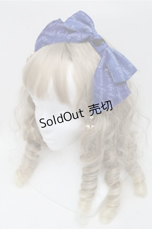 画像1: ALICE and the PIRATES / The Ticking Clock〜星屑の歯車とどこにもない国〜柄カチューシャ  ブルー S-25-09-03-006-PA-AC-HR-ZS (1)