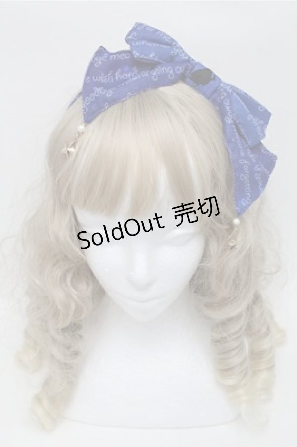 画像2: ALICE and the PIRATES / The Ticking Clock〜星屑の歯車とどこにもない国〜柄カチューシャ  ブルー S-25-09-03-006-PA-AC-HR-ZS (2)