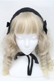 画像2: Innocent World / 薔薇レースヘッドドレス  黒 S-25-09-03-007-IW-AC-HR-ZS (2)