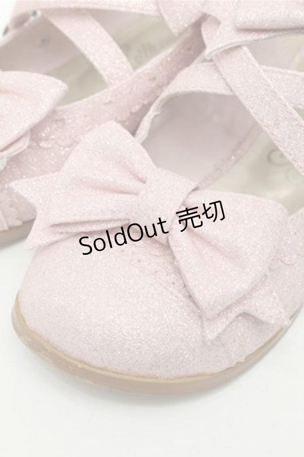 画像4: metamorphose / トリプルリボンクロスストラップシューズ L ピンク S-25-09-03-010-ME-SH-HR-ZS (4)
