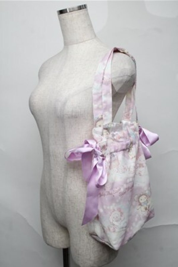 画像3: BABY,THE STARS SHINE BRIGHT / くみゃちゃんのキラキラコスメ柄ミニBAG  ラベンダー S-25-09-03-014-BA-BG-HR-ZS (3)