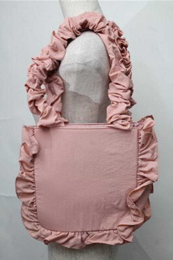 画像2: Candy Stripper / CANDY FRILL バッグ  ピンク S-25-09-03-015-PU-BG-AS-ZT1014S (2)