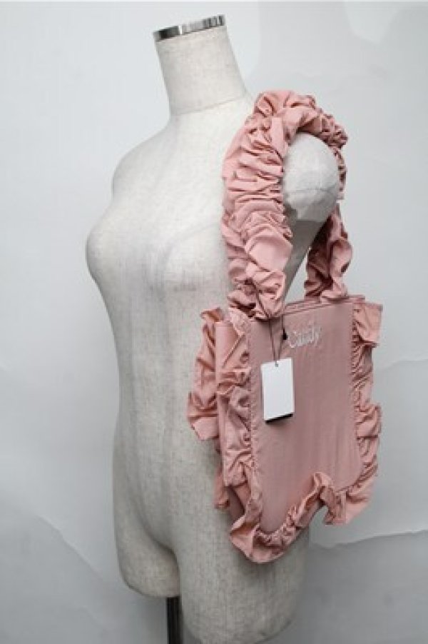 画像3: Candy Stripper / CANDY FRILL バッグ  ピンク S-25-09-03-015-PU-BG-AS-ZT1014S (3)