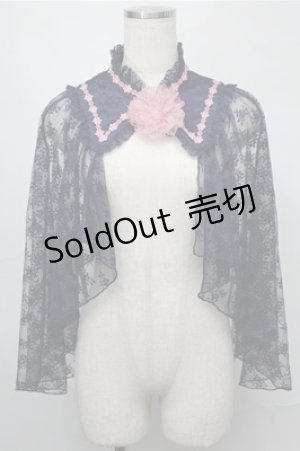 画像: axes femme Kawaii / ブルーミングレースケープ  紺 S-25-09-03-019-AX-JA-AS-ZS