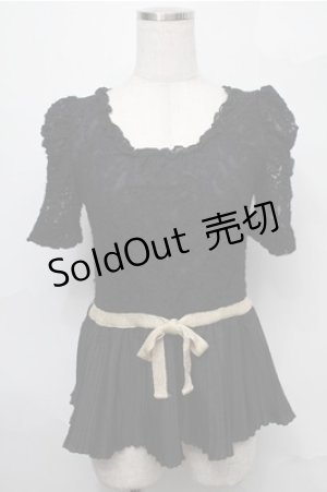 画像: axes femme / トップス  黒 S-25-09-03-022-AX-TO-AS-ZS
