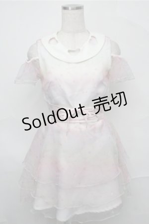 画像: Swankiss / Love sodaワンピース  ピンク S-25-09-03-031-CA-OP-HR-ZS