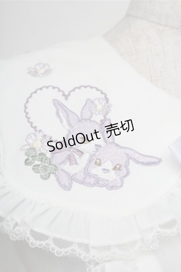 画像4: Amavel / Bunny＆Chick Festival ブラウス  白ｘ紫 S-25-09-03-033-CA-BL-HR-ZS (4)