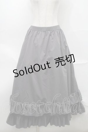 画像: FLC / MINA*ティアードスカート LL グレー S-25-09-04-057-LO-SK-AS-ZS