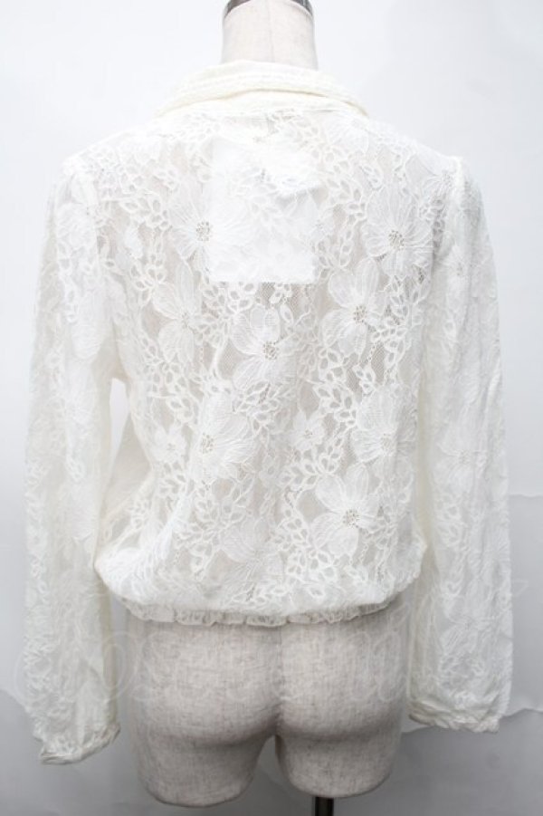 画像2: axes femme / レースジャケット  オフ S-25-09-04-007-AX-JA-AS-ZS (2)