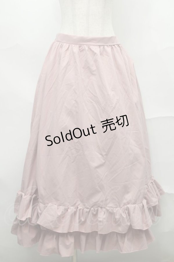 画像1: FLC / MINA*ティアードスカート LL ピンク S-25-09-04-058-LO-SK-AS-ZS (1)