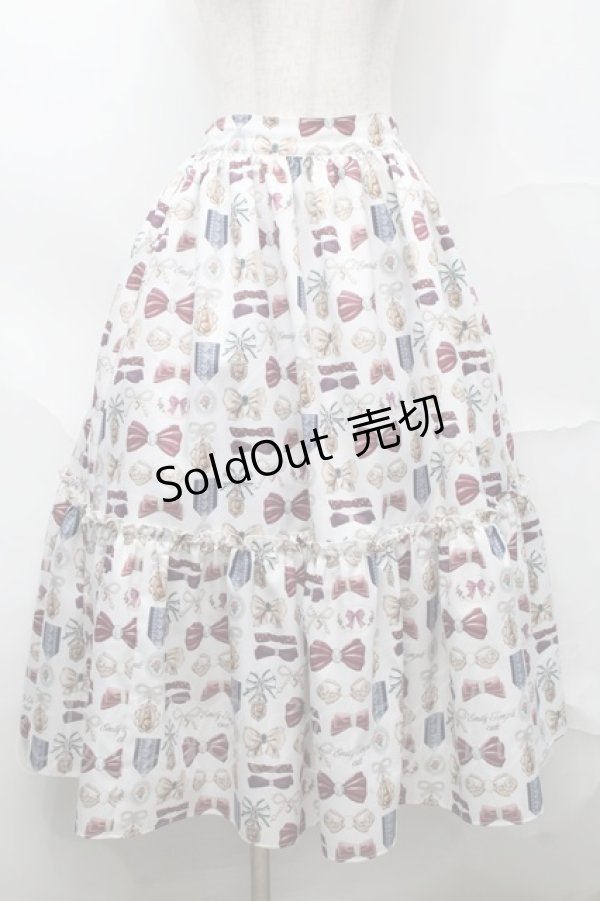 画像1: Emily Temple cute / Rich Ribbonスカート  オフ S-25-09-04-059-ET-SK-AS-ZS (1)