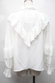 画像2: LOLITA / ナシジムジブラウス 4L 白 S-25-09-04-009-LO-OP-AS-ZS (2)