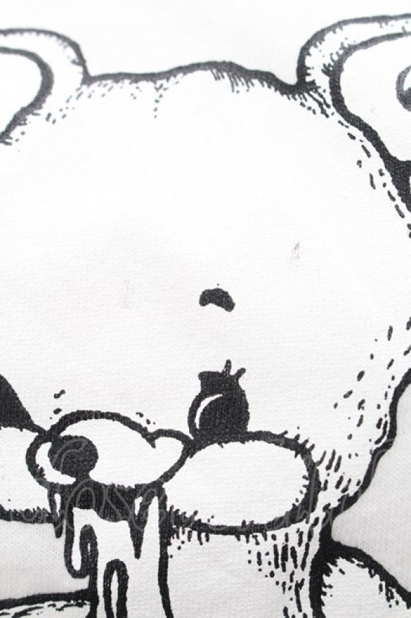 画像3: monomania / よだれベアプルオーバー  白 S-25-09-04-010-PU-TO-HR-ZT066 (3)