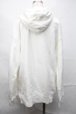 画像2: monomania / yodarebearフードプルオーバー  白 S-25-09-04-011-PU-TO-HR-ZS (2)