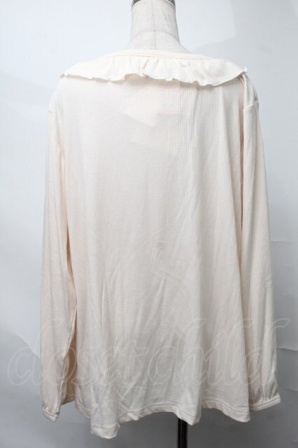 画像2: m petit by misako / テンAOリブムジフリルJK LL オフ S-25-09-04-013-LO-BL-AS-ZS (2)