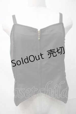 画像: axes femme / キャミソール  黒 S-25-09-04-026-AX-TO-AS-ZS
