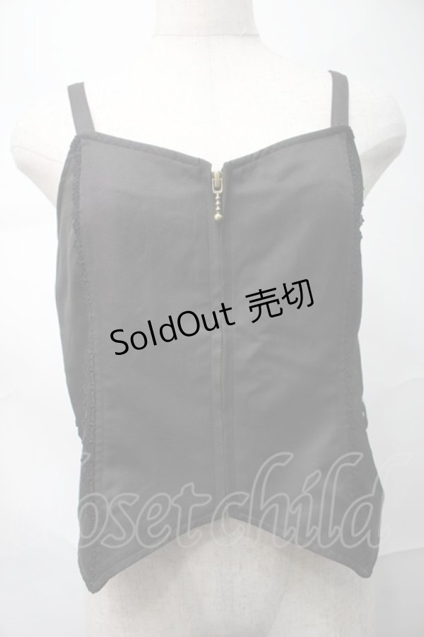 画像1: axes femme / キャミソール  黒 S-25-09-04-026-AX-TO-AS-ZS (1)