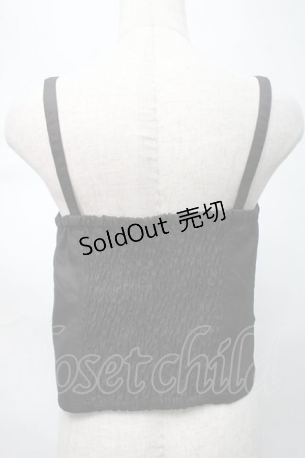 画像2: axes femme / キャミソール  黒 S-25-09-04-026-AX-TO-AS-ZS (2)