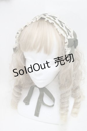 画像: Innocent World / ローズリボンヘッドドレス  グリーン S-25-09-04-005-IW-ZA-HR-ZS