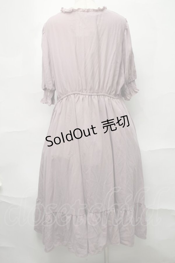 画像2: m petit by misako / AMレースアップワンピース 4L 中桃 S-25-09-04-038-LO-OP-AS-ZS (2)