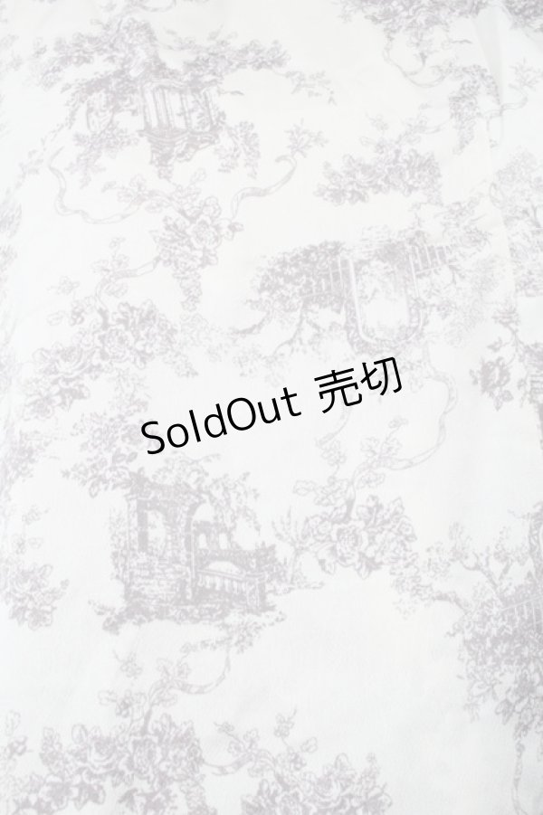 画像3: m petit by misako / トワルドジュイワンピース 4L 中灰 S-25-09-04-041-LO-OP-AS-ZS (3)