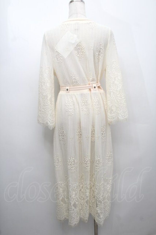 画像2: Rozen Kavalier / /レースロングカーディガン  アイボリー S-25-09-05-004-OO-TO-SA-ZS (2)