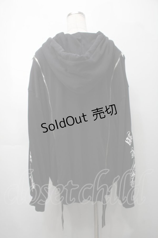 画像2: REFLEM / ドラゴン刺繍BIGパーカー  黒 S-25-09-05-038-PU-JA-HR-ZS (2)